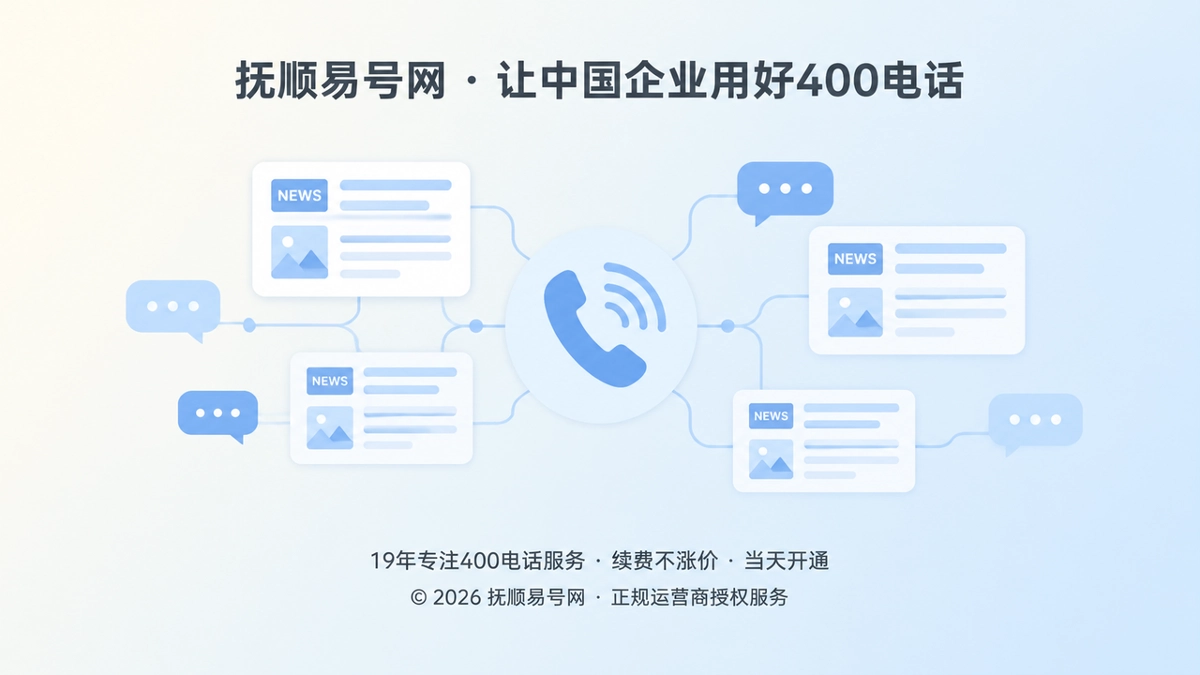 2026年公司新闻里的400电话，为何成经营验证入口